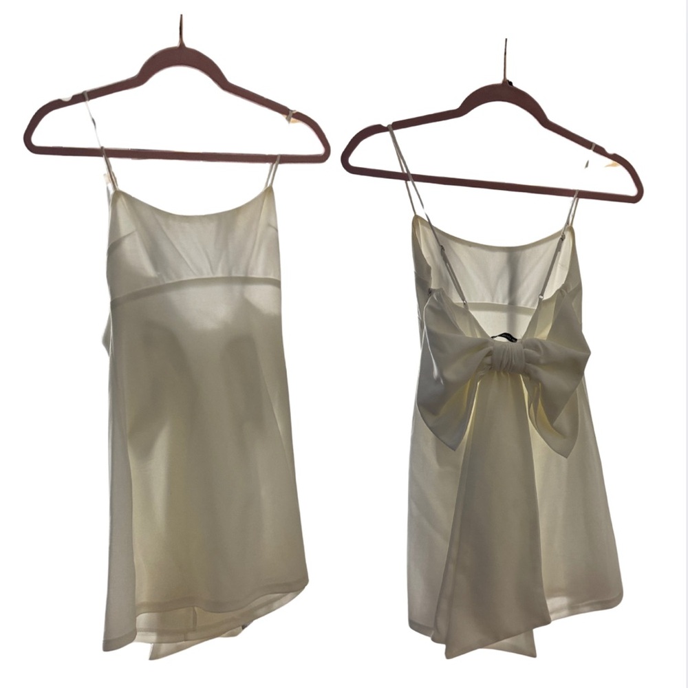 Lucy in the Sky Cream Mini Dress